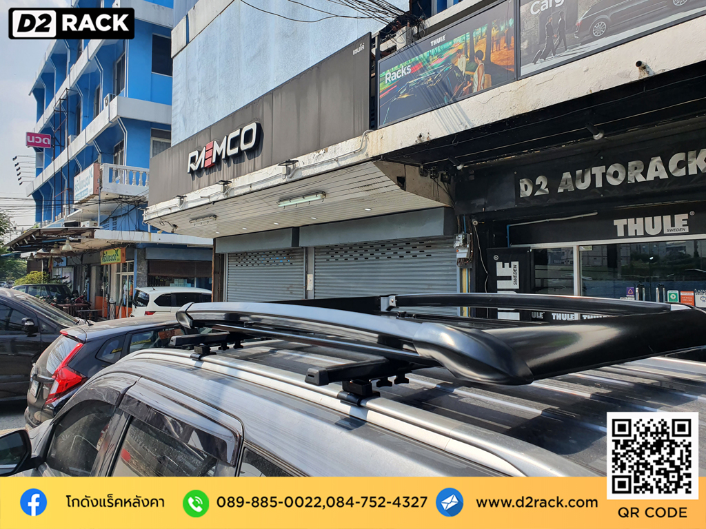วิธีติดแร็คหลังคารถเก๋ง VRK รุ่น Sport Mitsubishi Pajero แร็คหลังคาราคา แร็ค หลังคา pmp วีอาร์เค มิตซูบิชิ ปาเจโร่ สปอร์ต แหลกหลังคารถ d2 autorack แร็คหลังคา ถอด ได้