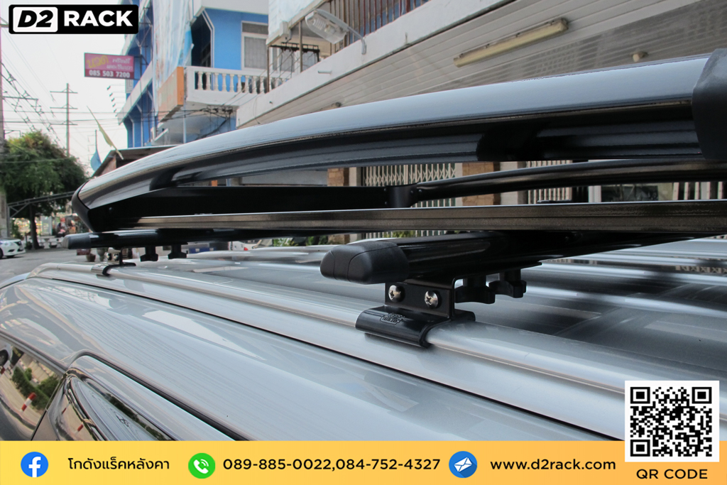 คานแร็คหลังคา VRK รุ่น Sport สำหรับ Mitsubishi Pajero แร็คมือสอง rack หลังคามือสอง วีอาร์เค มิตซูบิชิ ปาเจโร่ สปอร์ต วิธีติดขายึดแร็คหลังคา แร็คหลังคา nameka มือ สอง ขายึดแร็คหลังคา
