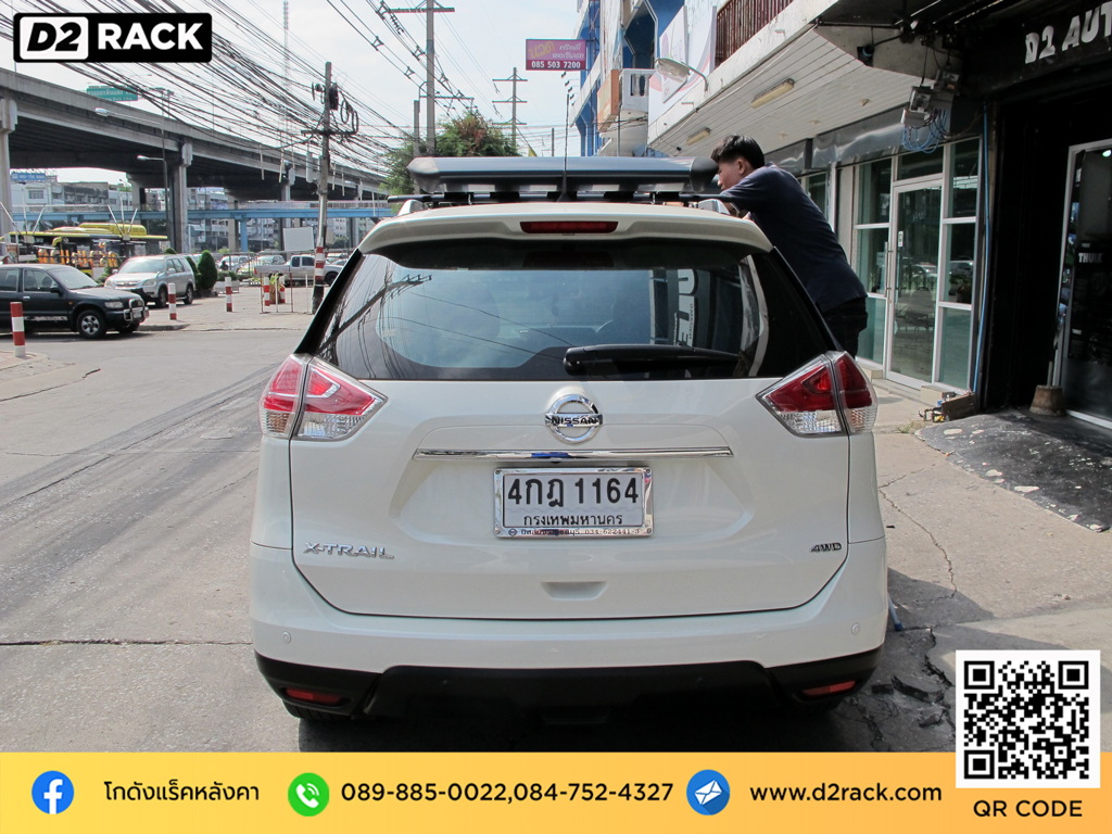 คานแร็คหลังคา VRK รุ่น Sport วีอาร์เค สำหรับ นิสสัน เอ็กส์เทร์ล แร็คมือสอง rack หลังคามือสอง Nissan X-Trail วิธีติดขายึดแร็คหลังคา ติดแร็คหลังคา nameka มือสอง ขายึดแร็คหลังคา
