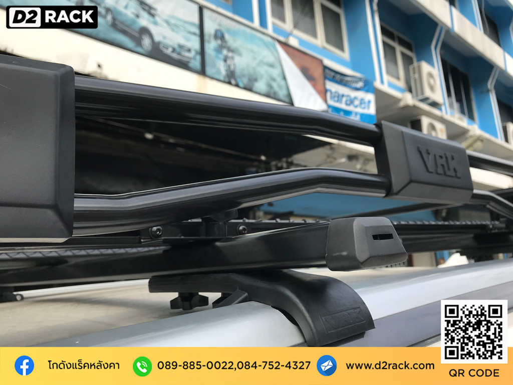 rack หลังคา VRK รุ่น Tray 002 Isuzu Mu-X แร็คหลังคาราคาถูก ตัวจับแร็คหลังคา วีอาร์เค มิวเอ็กซ์ ร้านติดแร็คหลังคา คานขวางมือสอง d2 autorack แร็คติดหลังคารถ