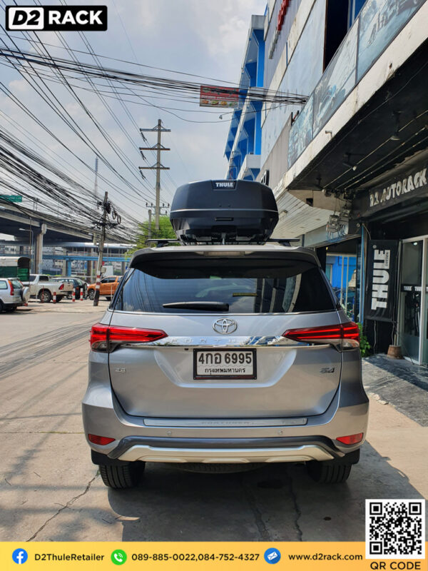 แร็คหลังคา thule มือสอง thule force xt xl กล่องสัมภาระบนหลังคา pantip แร็คหลังคา กล่องเก็บของ บนหลังคารถ : ผลงานติดตั้ง กล่องหลังคารถยนต์ roof box Toyota fortuner ฟอร์จูนเนอร์