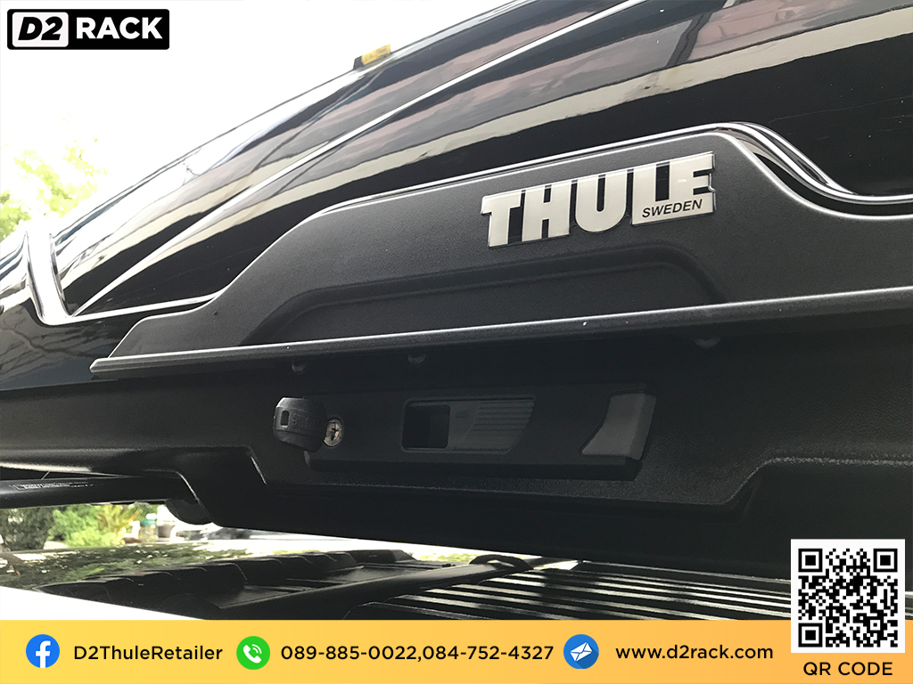 ขาย roofbox thule Motion XT M ที่วางของบนหลังคา กล่องสัมภาระบนหลังคา กล่องเก็บของติดรถยนต์ : ผลงานติดตั้ง กล่องหลังคารถยนต์ roof box Honda CRV G5 ซีอาร์วี