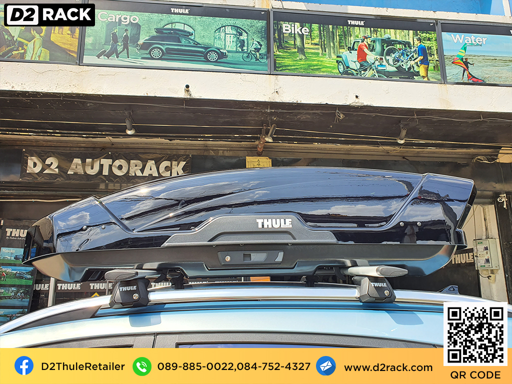  กล่องติดหลังคา thule มือสอง thule Motion XT M กล่องสัมภาระบนหลังคา กล่องบนหลังคา กล่องติดหลังคา : ผลงานติดตั้ง กล่องหลังคารถยนต์ roof box MG ZS เอ็มจี แซดเอส
