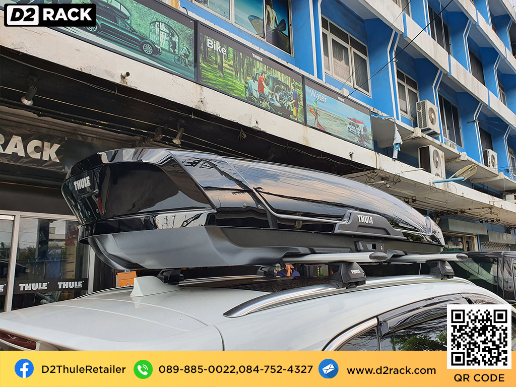  กล่องวางของบนหลังคา thule Motion XT XL กล่องบนหลังคา กล่อง RoofBox กล่องหลังคารถ : ผลงานติดตั้ง กล่องหลังคารถยนต์ roof box MG HS เอ็มจี เอชเอส