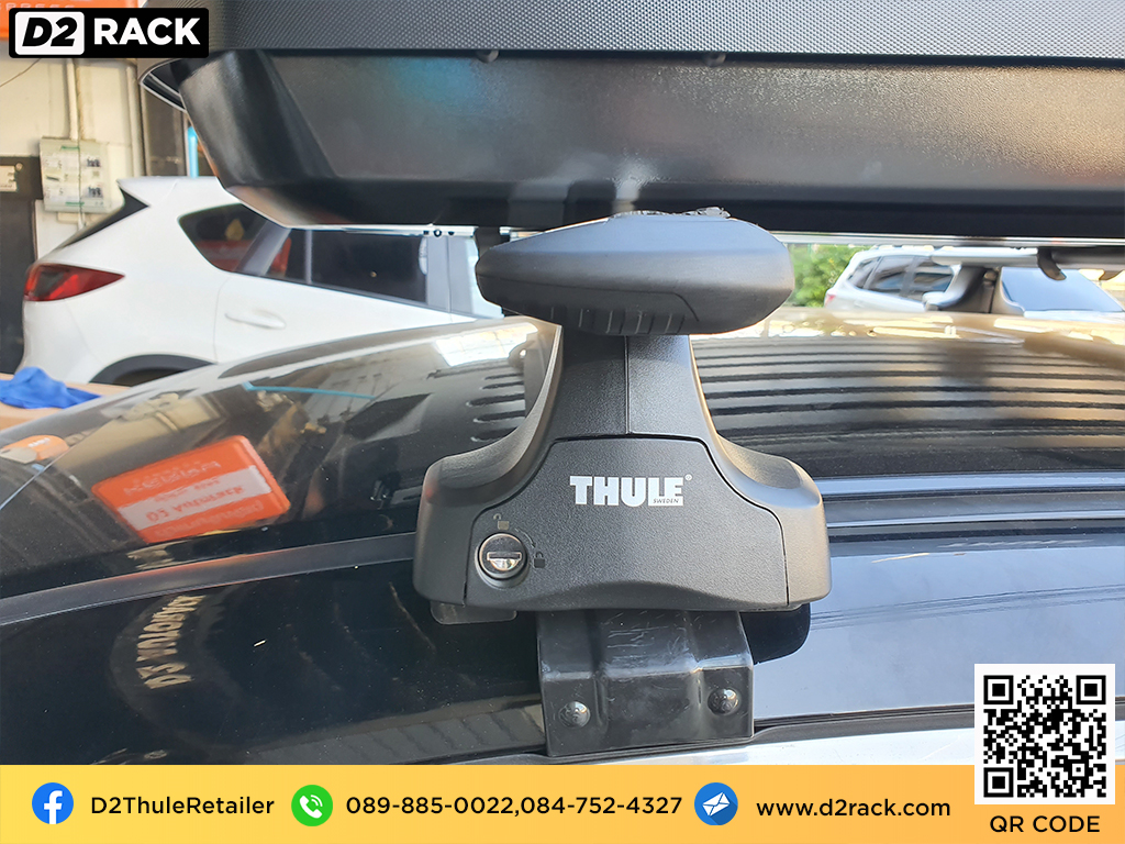 กล่องบนหลังคา thule Force XT S กล่องเก็บของติดรถยนต์ กล่องหลังคา มือ สอง thule roofbox : ผลงานติดตั้ง กล่องหลังคารถยนต์ roof box Honda Accord ฮอนด้า แอคคอร์ด
