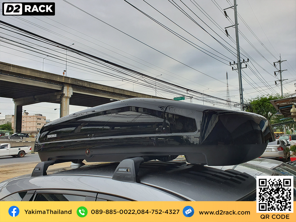 กล่องเก็บของติดรถยนต์ YAKIMA Easytrip 400 กล่องสัมภาระบนหลังคา มือสอง กล่องสัมภาระบนหลังคา กล่องใส่สัมภาระบนหลังคา : ผลงานติดตั้ง กล่องหลังคารถยนต์ roof box Mazda CX5 ซีเอ็กซ์