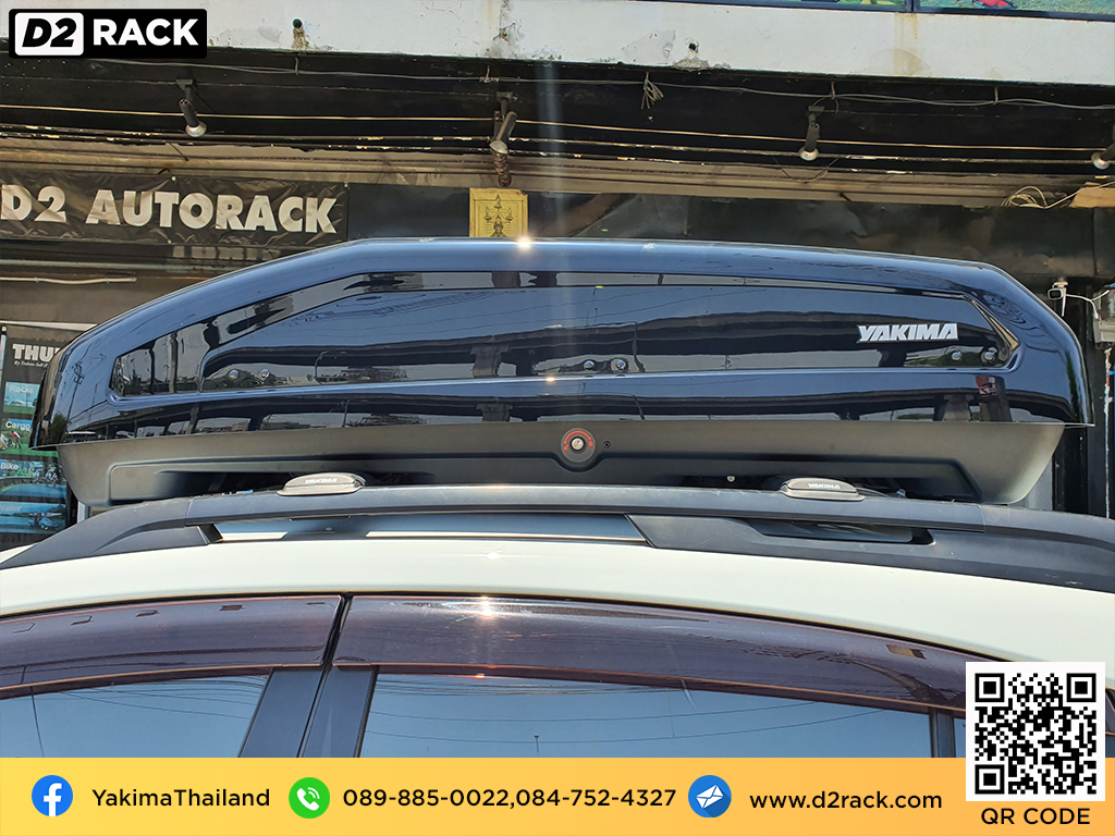 กล่อง RoofBox YAKIMA Easytrip 400 กล่องอเนกประสงค์บนหลังคารถ กล่องใส่ของบนหลังคามือ 2 ขาย roofbox : ผลงานติดตั้ง กล่องหลังคารถยนต์ roof box Subaru XV ซูบารุ เอ็กซ์วี