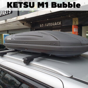 กล่องเก็บของบนหลังคารถ Roofbox KETSU M1 Bubble กล่องสัมภาระบนหลังคา