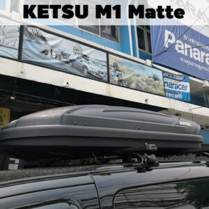 กล่องเก็บของบนหลังคารถ Roofbox KETSU M1 MATTE กล่องสัมภาระบนหลังคา