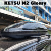 กล่องเก็บของบนหลังคารถ Roofbox KETSU M2 GLOSSY กล่องสัมภาระบนหลังคา