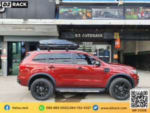 ที่เก็บของบนหลังคา กล่องอเนกประสงค์ Roofbox KETSU M2 GLOSSY กล่องวางของบนหลังคา