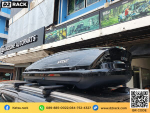 กล่องใส่ของบนหลังคารถ Roofbox KETSU M2 GLOSSY กล่องอเนกประสงค์บนหลังคารถ