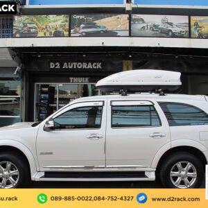กล่องติดหลังคารถ กล่องบนหลังคารถ Roofbox KETSU M2 GLOSSY กล่องเก็บของติดหลังคา