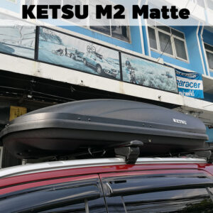 กล่องเก็บของบนหลังคารถ Roofbox KETSU M2 MATTE กล่องสัมภาระบนหลังคา