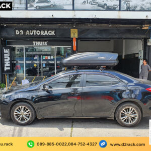 ที่เก็บของบนหลังคา กล่องอเนกประสงค์ Roofbox KETSU M2 MATTE กล่องวางของบนหลังคา