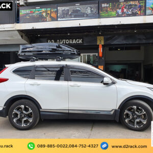 กล่องหลังคามือสอง กล่องวางของหลังคารถ Roofbox KETSU M3 GLOSSY กล่องอเนกประสงค์บนหลังคา