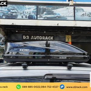 ที่วางของบนหลังคารถ Roofbox KETSU M3 GLOSSY กล่องหลังคารถ