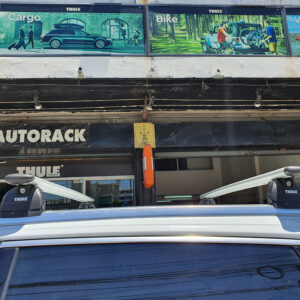 แร็คจักรยานท้ายรถthule แร็คหลังคามือสอง THULE Fix Point ประกอบด้วย thule 753 + ชุดคานขวาง thule wingbar + ชุด kit ขายแร็คจักรยานท้ายรถ คานแร็คหลังคา
