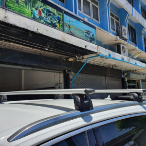 rackหลังคารถ THULE Fix Point ประกอบด้วย thule 753 + ชุดคานขวาง thule wingbar + ชุด kit ถาดแร็คหลังคา ราวแร็คหลังคา แร็คหลังคาnameka
