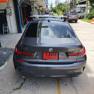 ติดแร็คหลังคา THULE Fix Point ประกอบด้วย thule 753 + ชุดคานขวาง thule wingbar + ชุด kit tatumrack thuleมือสอง วีอาร์เค ใส่แร็คหลังคา โรบาร์แร็คหลังคา