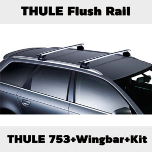 แร็คหลังคา THULE รุ่น Flush Rail แร็คหลังคามือสอง แร็คหลังคากระบะ ทูเล่ roofrackbar ติดหลังคารถยนต์ -preview