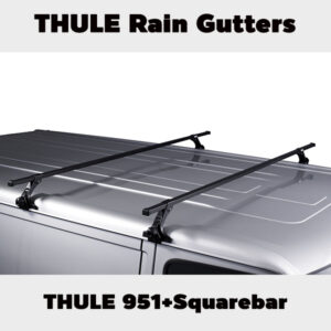 แร็คหลังคาTHULE951 Rain Gutters+คานขวางSquarebar-A1