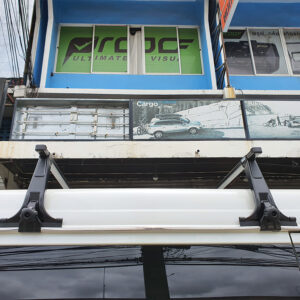 rackหลังคา Thule Rain Gutters ประกอบด้วย ชุดขาจับแร็ค thule 953 + ชุดคานขวาง thule squarebar แร็คหลังคามือสองมีนบุรี ราวแร็คหลังคา ทูเล่ แร็คหลังคามือสองขายดี