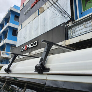 ขาจับแร็คหลังคา Thule Rain Gutters ประกอบด้วย ชุดขาจับแร็ค thule 953 + ชุดคานขวาง thule squarebar แร็คจักรยานกระบะ แร็คหลังคารถมือสอง ทูเล่ ราวหลังคารถกระบะ