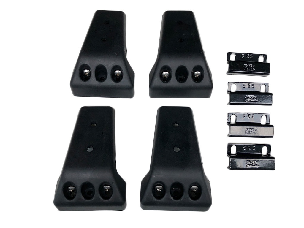 แร็คหลังคา SCR รุ่น SFP01 Fix Point ชุดขาจับ + คานขวางครบชุด-A1