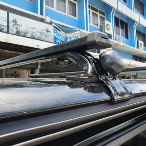 บาร์หลังคารถ SCR Normal Roof รุ่น SN01 ประกอบด้วย ชุดขาจับแร็ค SCR + ชุดคานขวาง ครบชุด ขายrackหลังคาthuleแท้มือสอง ราวหลังคามือสอง