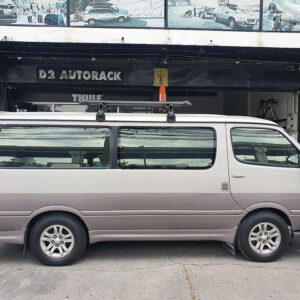 แร็คหลังคารถ VRK Rain Gutters ประกอบด้วย ชุดจับรางน้ำ VRK สูง 20 cm + ชุดคานขวาง Cross Bar ครบชุด ขายแร็คหลังคามือสอง2012 ขาจับแร็คหลังคารถเก๋ง วีอาร์เค ตะแกรงหลังคารถ