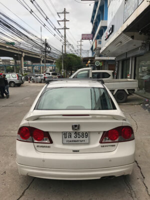 แร็คหลังคา YAKIMA Normal Roof รุ่น Flush Bar NR01 ประกอบด้วย ชุดขาจับแร็ค YAKIMA + ชุดคานขวาง ครบชุด แร็คหลังคามือสอง แร็คหลังคากระบะ ยากิมา roofrackbar ติดหลังคารถยนต์