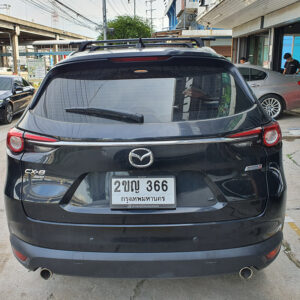 แร็คหลังคา YAKIMA Flush Rail รุ่น Through Bar FH02 ประกอบด้วย ชุดขาจับแร็ค YAKIMA + ชุดคานขวาง ครบชุด แร็คหลังคามือสอง แร็คหลังคากระบะ ยากิมา roofrackbar ติดหลังคารถยนต์
