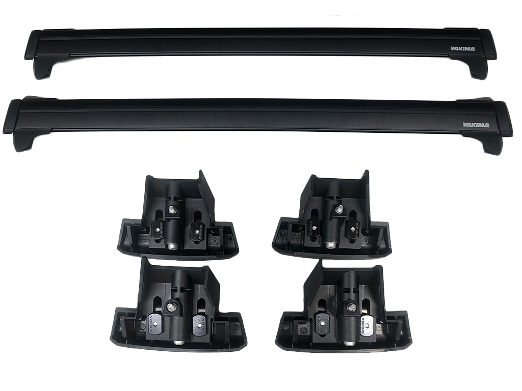 แร็คหลังคา YAKIMA รุ่น Through Bar FH02 Flush Rail + คานขวางครบชุด-A2