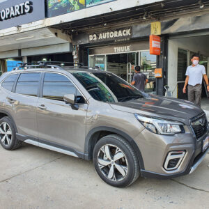 แร็คติดหลังคารถ YAKIMA Roof Rail รุ่น Through Bar FR02 ประกอบด้วย ชุดขาจับแร็ค YAKIMA + ชุดคานขวางครบชุด แร็คหลังคาthuleมือสอง ติดตั้งแร็คหลังคา เอสซีอาร์ แร็คหลังคาเหล็ก