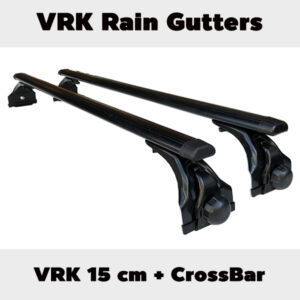 แร็คหลังคา VRK ชุดขาจับรางน้ำ 15cm Rain Gutters + คานขวาง-A16