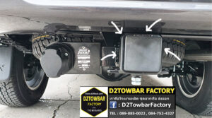 จุกยางปิดกระบอก Receiver สำหรับ โตโยต้า พราโด้ เมื่อเวลาไม่ใช้งาน Ball Mount ใช้ จุกยางปิดกระบอก Receiver ทำให้ไม่มีช่องว่างตัวกระบอก