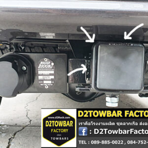 จุกยางปิดกระบอก Receiver สำหรับ โตโยต้า พราโด้ เมื่อเวลาไม่ใช้งาน Ball Mount ใช้ จุกยางปิดกระบอก Receiver ทำให้ไม่มีช่องว่างตัวกระบอก