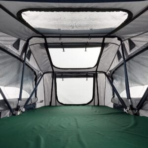 ติด เต็นท์ บน หลังคา รถ รุ่น THULE Tepui Explorer Ayer 2 (ด้านใน) ของเต็นท์ มีด้วยโฟมความหนาแน่นสูง และกว้าง ทำให้คุณรู้สึกเหมือนนอนหลับอยู่ที่บ้าน