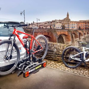 แร็คแขวนจักรยานท้ายรถ BuzzRack Racer 2 ใช้เป็น แร็คจักรยานท้ายรถกระบะ แร็คจักรยานท้ายรถเก๋ง สามารถย้ายไปติดตั้งได้หลายคัน