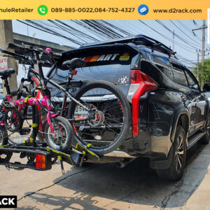rackจักรยานท้ายรถ BuzzRack Racer 2 ติดตั้งกับ Mitsubishi Pajero แร็คใส่จักรยาน แร็คจักรยานsuv มิตซูบิชิ ปาเจโร่