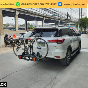 ที่วางจักรยาน BuzzRack Racer 2 ติดตั้งกับ Toyota Fortuner แร็คจักรยาน rackยึดจักรยาน โตโยต้า ฟอร์จูนเนอร์