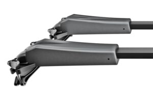 แร็คยึดจับSurfboard THULE รุ่น Board Shuttle 811 กระจายแรงกดบนตัวเซิร์ฟบอร์ดได้ดี ด้วยยางรองรับที่ออกแบบมาเพื่อปรับให้เข้ากับบอร์ด