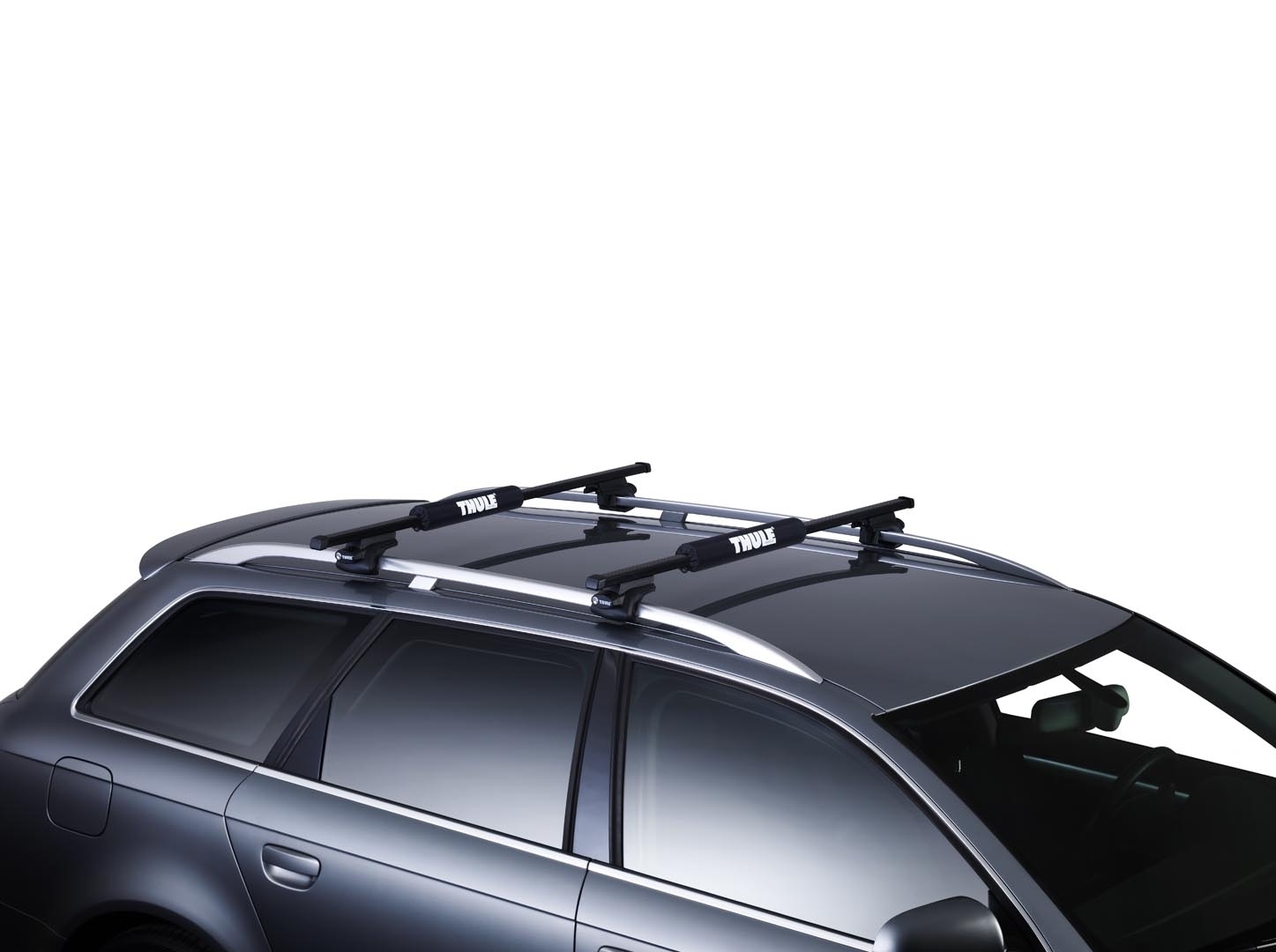 อุปกรณ์ซับแรงกระแทกตัวเรือ THULE Windsurf Pads 5603 ติดตั้งโดยตรงกับราวหลังคาโดยไม่ต้องถอดแร็คออกก่อน