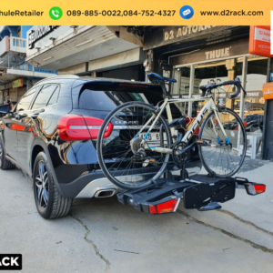 แร็คท้ายรถแขวนจักรยาน THULE EasyFold 933 XT ติดตั้งกับ Benz GLA200 แร็คจักรยานหลังคา แร็คแขวนจักรยาน เบนซ์ จีเอลเอ 200