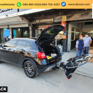 ที่ยึดจักรยาน THULE EasyFold 933 XT ติดตั้งกับ Benz GLA200 แร็คจักรยานsuv แร็คจักรยานไม่ถอดล้อ เบนซ์ จีเอลเอ 200