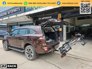 rackจักรยาน THULE Velocompact 924 ติดตั้งกับ Isuzu Mu-X แร็คจักรยานหลังคา แร็คจักรยานไม่ถอดล้อ อีซูซู มิวเอ็กซ์