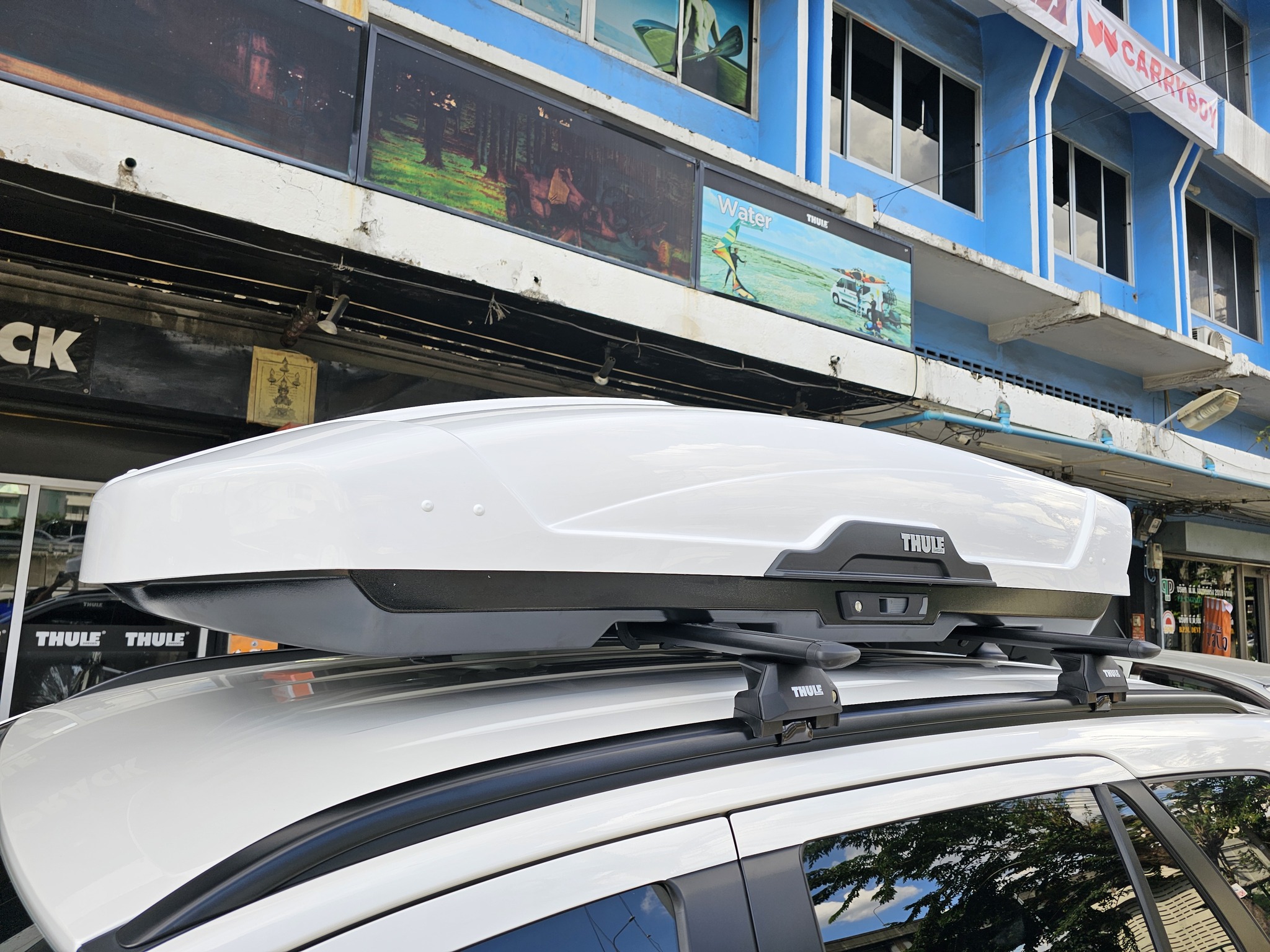 กล่องบนหลังคารถ THULE RoofBox Motion XT XL ติดตั้ง Everest ฟอร์ด เอเวอเรสต์ Next Gen