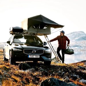 ชุดเต็นท์หลังคา Rooftop Tent THULE รุ่น Tepui Foothill วางกล่องสัมภาระคู่กับเต็นท์ได้