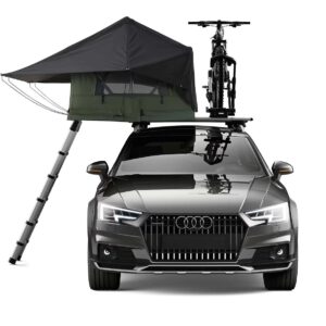 ที่นอนบนหลังคารถ RoofTop Tent THULE รุ่น Tepui Foothill สามารถวางอุปกรณ์เสริม คู่กับเต็นท์หลังคาได้